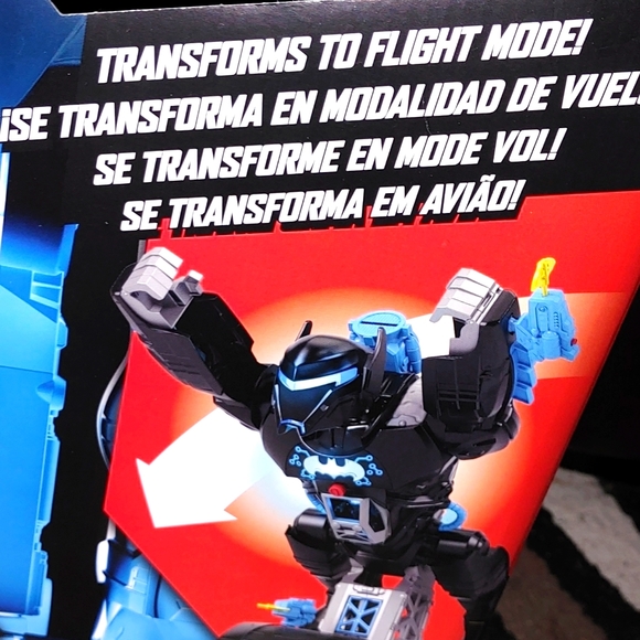 NEW BATMAN ROBOT+CAR GIANT TRANSFORMES +100 SOUNDS LIGHTS NEW IN BOX - Picture 2 of 11